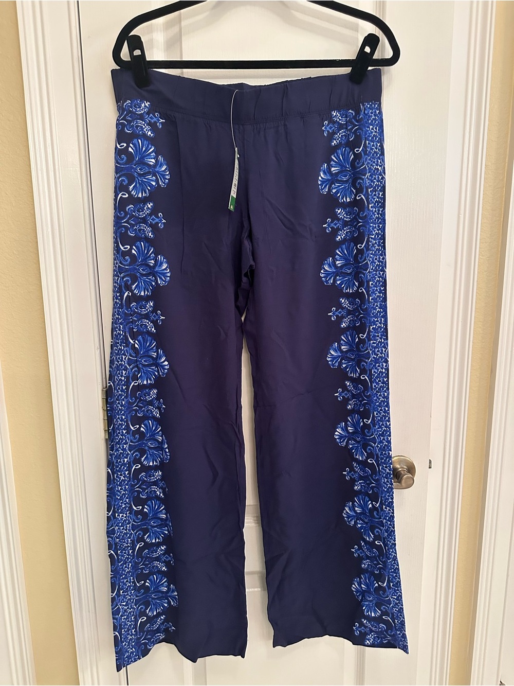 Lilly Pulitzer Bright Navy Palazzo Pants Twice as Nice